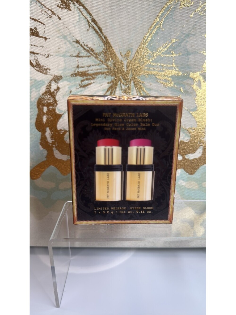 Pat McGrath Labs Mini Divine Cream Blush Duo Hyper Bloom Glow Balm BNIB